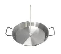 Broche de barbecue verticale Al Pastor - de brche de barbcue en acier inoxydable brésilien, support de boche de rôtissoire amovible avec 2 bouchons, outil de gril stable utilisation en extérieur |