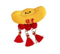 Broche de bénédiction chinoise à suspendre pour le Nouvel An chinois - Décoration traditionnelle rouge et dorée pour maison, mur, porte, festival, 0.01 Ounce (Pack of 120), Coton, Agate