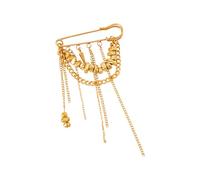 Broche de chaîne à pampilles à la mode, polyvalente comme broche ou de décoration pour Styles individuels, déclaration pour femmes, Multi