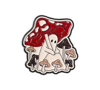 Broche de champignon de dessin animé légère et portable Composition en alliage sur le thème du conte de Hobgoblin pour un ajout de charme rapide vêtement Fantaisie Hobgoblin Tale Broche de dessin