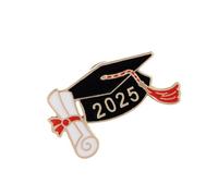 Broche de chapeau de de diplôme robuste, épingle de casquettes de diplômé élégante, Badge unique, charme commémorant les réussites, broche à fermoir de sécurité