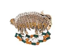 Broche de chèvre Kirsite Design rétro broche de chèvre à collectionner accessoire pour vestes manteaux foulards chapeaux bijoux non conformistes