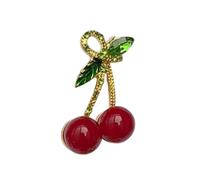 Broche De Conception Fruits Fruits Amusants Strong Revêtement Épingle Décorative À La Mode Pour Les Sacs Tops Manteaux Manche