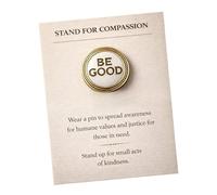 Broche de condoléances série Compassion légère mais durable, design en métal, idéale pour les événements et le transport quotidien Épingle à revêtement de collection, One Size, Comme décrit