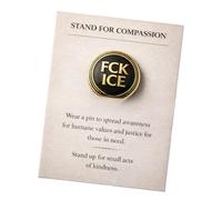 Broche de condoléances série Compassion légère mais durable, design en métal, idéale pour les événements et le transport quotidien Épingle à revêtement de collection, One Size, Comme décrit