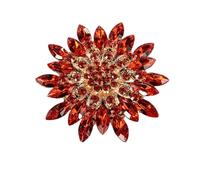 Broche de corsage en cristal acrylique avec fermoir sécurisé pour manteau de femme, taille unique