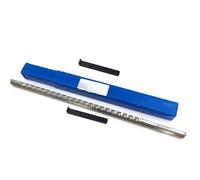 Broche de coupe HSS à rainure de clavette de type poussée 3/8 C for machines-outils CNC avec 2 cales pour machine de découpe CNC