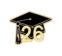 Broche de diplôme d'étudiant,Badge de remise de diplôme,Broche de remise des diplômes de classe 2026 | pour vestes manteaux pulls, écharpes, cols de banquets, fêtes, écoles, collèges universitaires