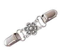 Broche de fleur ajourée artistique avec un design portable | Convient comme attache de pull ou anneaux d ' écharpe pour un toute l ' année dans des tenues décontractées avec