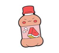 Broche de fruits en forme de boisson Unique, artisanat en alliage robuste pour un look tendance et vivant, joli Badge de boissons