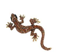 Broche de lézards de styles antiques, accessoire de mode en alliage unique, conception de reptiles, pour décoration de de manteau, d ' anniversaire, accessoire de lézards élégants