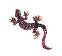 Broche de lézards de styles antiques, accessoire de mode en alliage unique, conception de reptiles, pour décoration de de manteau, d ' anniversaire, accessoire de lézards élégants