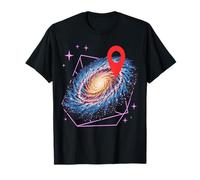 Broche de localisation Galaxie Astronomie Spatiale T-Shirt