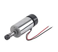 Broche de machine de gravure brossée 300 W, broche CNC à refroidissement par air 12-48 V DC, haute vitesse de 3000 à 12000 tr/min, chromée, pour la gravure sur métaux et sur