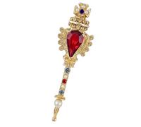 Broche de magicien unique en alliage vintage idéale pour les vestes et les occasions spéciales - Broche tendance élaborée pour femme