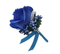 Broche de mariage - Fleurs en soie - Broche - Bouquet de roses artificielles - Broche de mariée pour mariage, anniversaire, fête, bal de fin d'année, fête, 10 Stück, Polyester