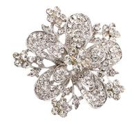 Broche de Mariage pour Femme, Alliage Décoratif | Effet Ornemental, Fixation Vêtements, Design à Épingle, pour Chapeaux et Écharpes, Anniversaire Noël