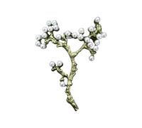 Broche de plante unique Badge épingle Belle Pin Texture Alliage Accessoire de mode pour vêtements et sacs Décorations Vintage Broche Convient, taille unique, comme décrit