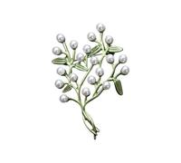 Broche de plante unique Badge épingle Belle Pin Texture Alliage Accessoire de mode pour vêtements et sacs Décorations Vintage Broche Convient, taille unique, comme décrit