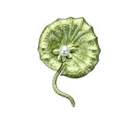 Broche de plante unique Badge épingle Belle Pin Texture Alliage Accessoire de mode pour vêtements et sacs Décorations Vintage Broche Convient, taille unique, comme décrit