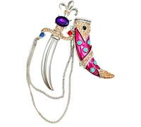 Broche de poignards ornés fabriqués à la main pour un événement | Combinant des styles élégants, du rétro artistique, des embellissements floraux détaillés, des styles uniques