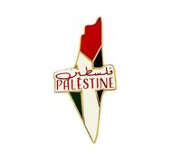 Broche De Poitrine En Métal PLE Badge Carte Nationale Élégant Chemise Portable Épingles À Revers Formes Géométriques Broche Accessoire Écharpe Ou Embellissement Chapeau