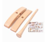 Broche de réglisse en bois pour fil - Outil de spinner à main turc, accessoire de fabrication multifonctionnel, équipement de rotation durable | Fourniture de crochet de tissage facile, outil de