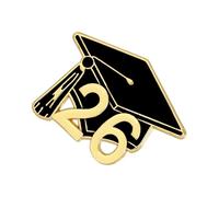 Broche de remise de diplôme, boutons de revers, broche de remise de diplôme de classe 2026 | pour collège lycée, étudiant, enseignant, école, fête, banquet, veste, manteau, pull, écharpe, col châle
