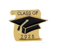 Broche de remise de diplôme G Ifts 2025 pour homme et femme - Pour la classe de 2025 - Badges G Ifts pour lycée, enseignant, étudiant (6 types au choix) - Dos de plaque nominative (A, taille unique)