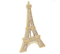 Broche de robe Corsage de costume en strass en forme de tour | Épingles de revers élégantes et scintillantes pour pull femme, écharpe, manteau, veste, banquet,