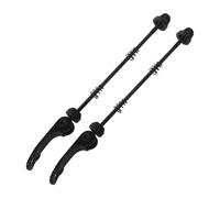 Broche de Serrage Rapide pour Vélo, Axe de Moyeu Allongé, Alliage Noir | Lot et Arrière, Usage Extérieur, pour Vélo Pliant et Route, Ressorts Inclus, Sécurité Pratique