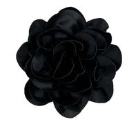 Broche de style français à la mode en forme de fleur faite à la main en soie - Accessoire de bijoux pour femme