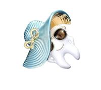 Broche De Thème Dentaire Matériaux En Alliage Fabriqué À La Main Avec Rétention De Couleur Vibrante S'adapte À Une Tenue Décontractée Et Formelle