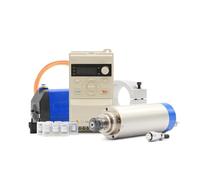 Broche de travail des métaux professionnelle 2,2 kW, moteur de broche for fer, cuivre, acier, 800 Hz, pôle = 4, support de 85 mm et pompe de 75 W(H110-VFD)