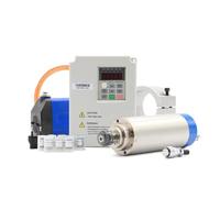 Broche de travail des métaux professionnelle 2,2 kW, moteur de broche for fer, cuivre, acier, 800 Hz, pôle = 4, support de 85 mm et pompe de 75 W(BD612-VFD)