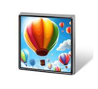 Broche décorative à motif de montgolfière, épinglette tendance pour femmes et hommes, insigne de revers, broche amusante pour costumes, vêtements, vestes, chapeaux, sacs à dos, sacs à main et access