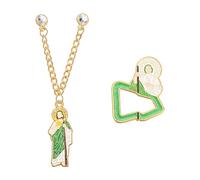 Broche décorative colorée pour sac à dos, pour les amateurs de mode, accessoires de vêtements distinctifs, attache facile à fixer, taille unique, Comme décrit