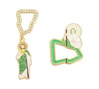 Broche décorative colorée pour sac à dos, pour les amateurs de mode, accessoires de vêtements distinctifs, attache facile à fixer, taille unique, Comme décrit