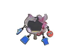 Broche décorative de tennis de table en alliage pour vêtements, vestes, sacs à dos, sacs, chapeaux, costumes, embellissement, marque-pages, taille unique, Comme décrit