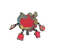 Broche décorative en alliage pour vêtements de tennis de table pour vestes, sacs à dos, sacs, chapeaux, costume, accessoire pour amateurs de tennis de table