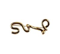 Broche décorative unique en forme de lettre pour personnaliser lors de fêtes ou tenues quotidiennes en alliage