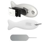 Broche d'éjection de Carte Sim Anti-Perte, Aiguille Ouverte Universelle pour téléphone Portable, Mallette de Rangement de Carte Sim, Outil d'éjection, Porte-clés Pendentif