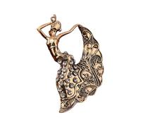 Broche délicate Dai Girl en relief avec perles et strass disponibles - Broche de poitrine formelle et décontractée - Design polyvalent - Bijoux de rassemblement de petite amie