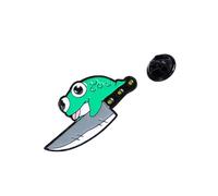 Broche délicate en alliage vert grenouilles - Broche artistique grenouille élégante pour ceux qui aiment les accessoires distinctifs pour célébration d'événement, taille unique, Comme décrit