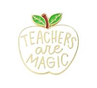Broche délicate en forme de fruit, broche en alliage de zinc pour la journée des enseignants, cadeaux de de diplôme légers, élégante pour les événements scolaires, petits fruits