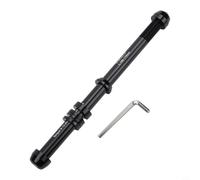 Broche d'essieu traversant pour vélo avec rondelles d'épaisseur réglable en alliage d'aluminium usiné CNC pour un ajustement sûr de l'essieu arrière adapté aux sports d'intérieur (P1.5)