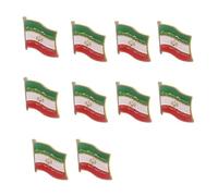 Broche détaillée du drapeau du pays de l ' Iran utilisant plusieurs processus de fabrication pour une durabilité améliorée dans les accessoires de tenue formelle à usage diplomatique