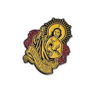 Broche détaillée en alliage pour sac à dos religieux fait à la main, accessoire de foi, taille unique, Comme décrit
