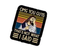 Broche détaillée en alliage pour sac à dos religieux fait à la main, bijoux, activités, sac à dos, taille unique, Comme décrit