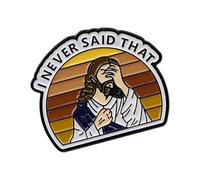 Broche détaillée en alliage pour sac à dos religieux fait à la main, bijoux, activités, vestes, taille unique, Comme décrit